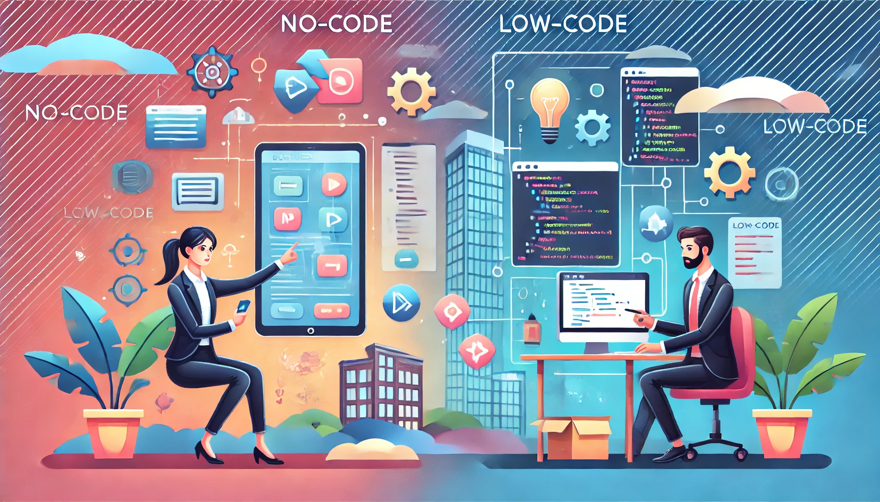 No-Code vs. Low-Code Development